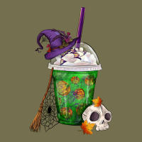 Halloween Spooky Pumpkins Frappe Vintage Hoodie | Teevron