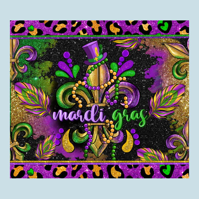 Mardi Gras Fleur De Lis Ladies Tee by CowGirlArtShop | Teevron