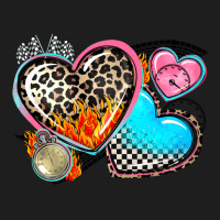 Western Leopard  Racing  Hearts Heavyweight Hoodie | Teevron