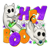 Hey Boo with Ghost Cats | Teevron