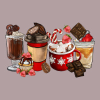 Chocolate Love Coffee Cups Vintage Hoodie | Teevron