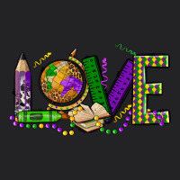 Love Teacher Mardi Gras Vintage Tee | Teevron