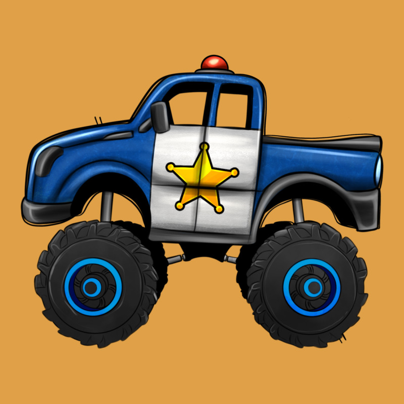 Police Car Monster Truck Premium Hoodie by Jasminsmagicworld | Teevron