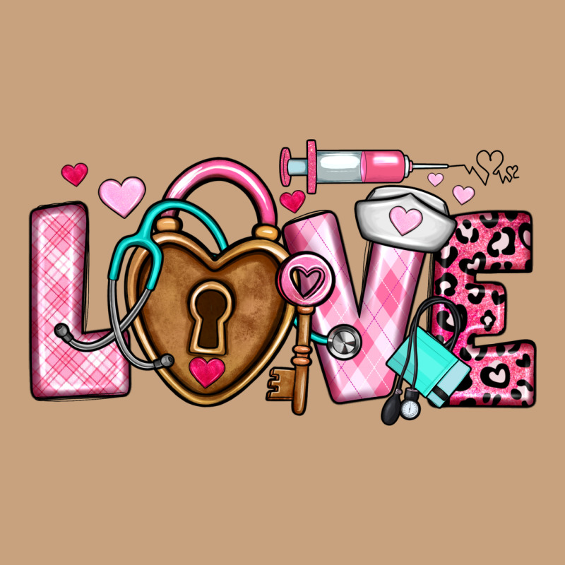 Love Valentines Day Nurse Vintage Tee by OliviaCreatesArt | Teevron
