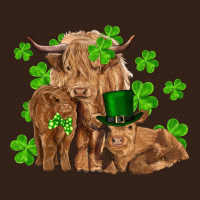 St Patrick's Day Cow Family Heavy Core Tee | Teevron