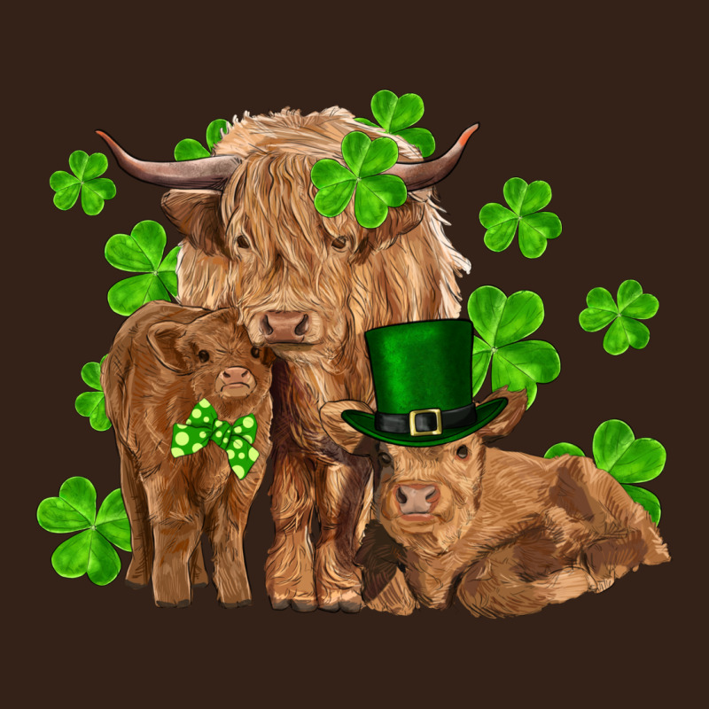 St Patrick's Day Cow Family Heavy Core Tee by RanaPortraitStore | Teevron