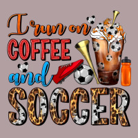 I Run On Coffee And Soccer Frappe Vintage Hoodie | Teevron