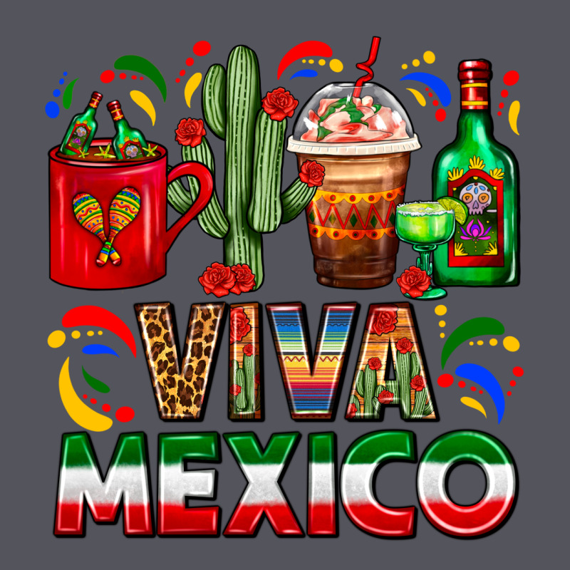 Viva Mexico Coffee Cups With Cactus And Tequila Vintage Hoodie by FaDigitalArtStudio | Teevron