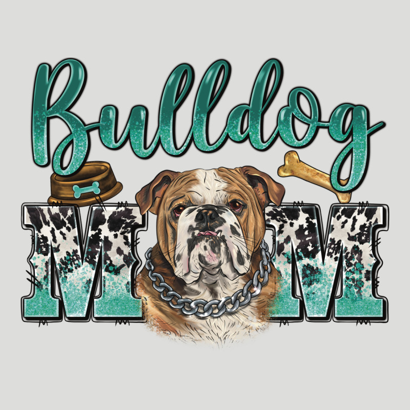 Bulldog Mom Zipper Hoodie by BarkalooDesign | Teevron