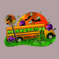 Halloween School Bus Vintage Hoodie | Teevron