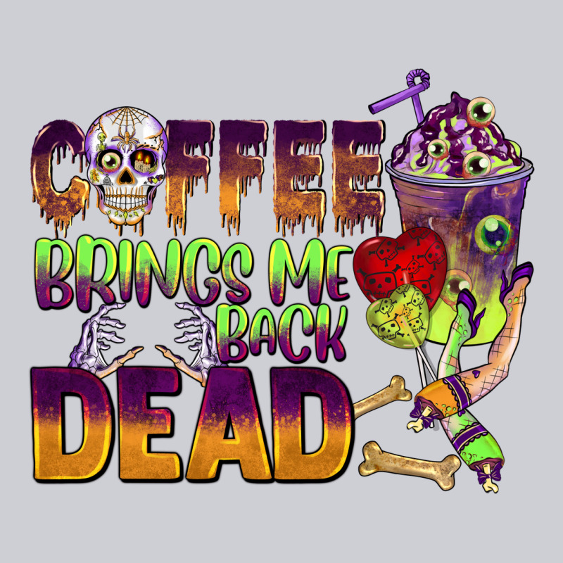Coffee Brings Me Back Dead Heavyweight Sweatshirt by BarkalooDesign | Teevron