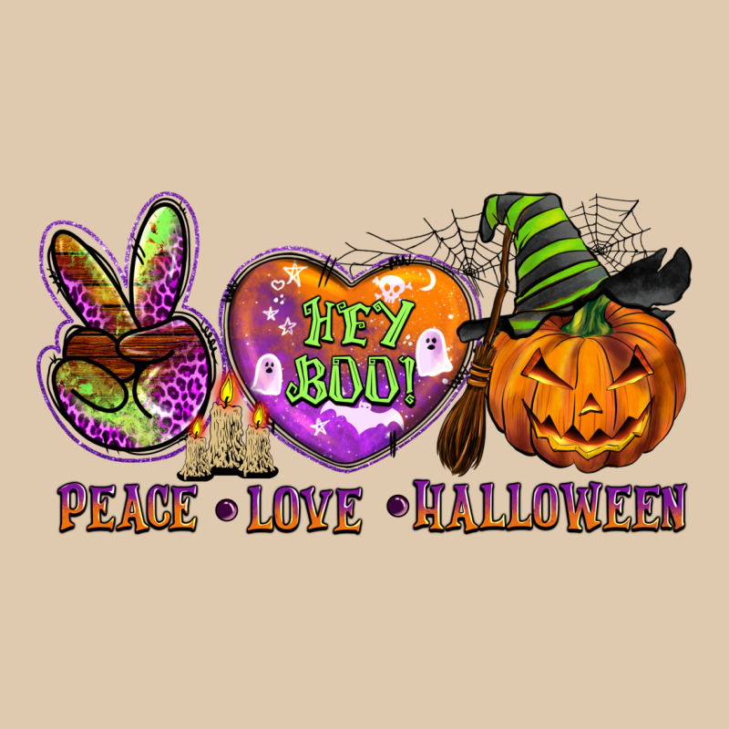 Peace Love Halloween Heavyweight Sweatshirt by BarkalooDesign | Teevron