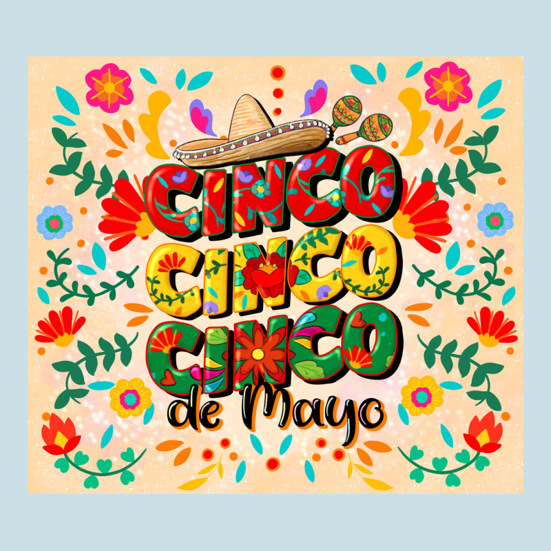 Cinco Cinco Cinco De Mayo Ladies Tee by CowGirlArtShop | Teevron