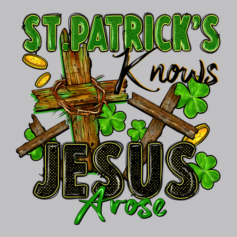 St. Patrick's Knows Jesus Arose Long Sleeve Tee by FaDigitalArtStudio | Teevron