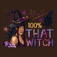 100% That Witch Black Afro Witch Heavy Core Tee | Teevron