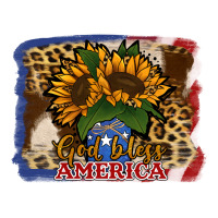 Patriotic Sunflower God Bless America Premium Tee | Teevron