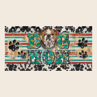 Dog Mom English Bulldog License Plate Template Zipper Hoodie | Teevron