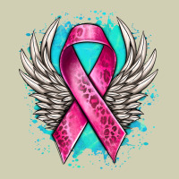 Cancer Ribbon With Angel Wings Heavy Core Tee | Teevron