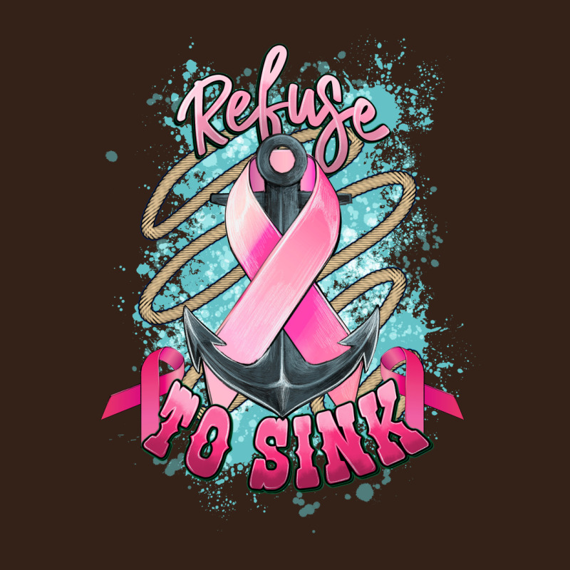 Refuse To Sink Cancer Anchor Heavy Core Tee by NancyCooperArtShop | Teevron