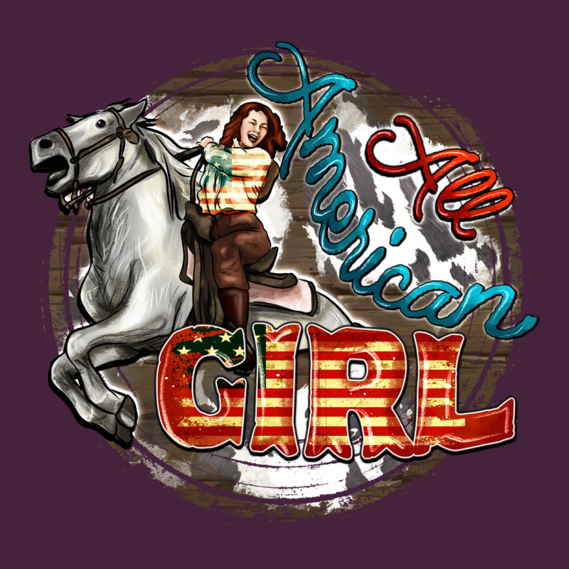 All American Girl Long Sleeve Tee by FaDigitalArtStudio | Teevron