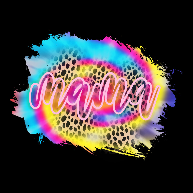 Mama Tie Dye Leopard Urban Heavy Tee by CowCowDesign | Teevron