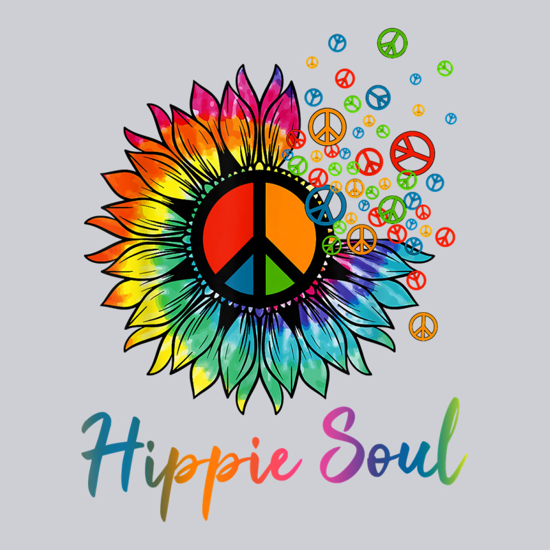 Daisy Peace Sign Hippie Soul Retro Hippie Flower Lovers T Shirt Heavyweight Sweatshirt by baoMotion | Teevron