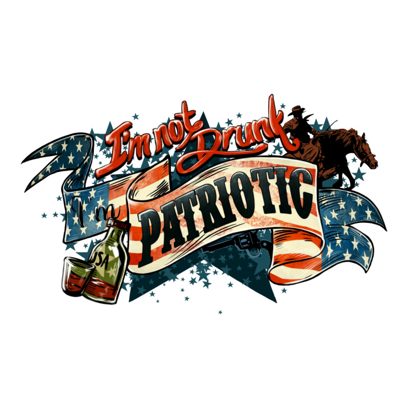 I'm Not Drunk I'm Patriotic Premium Tee by HowdyJamesFarm | Teevron