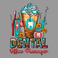 Dental Office Manager Cold Drink Frappe Vintage Hoodie | Teevron