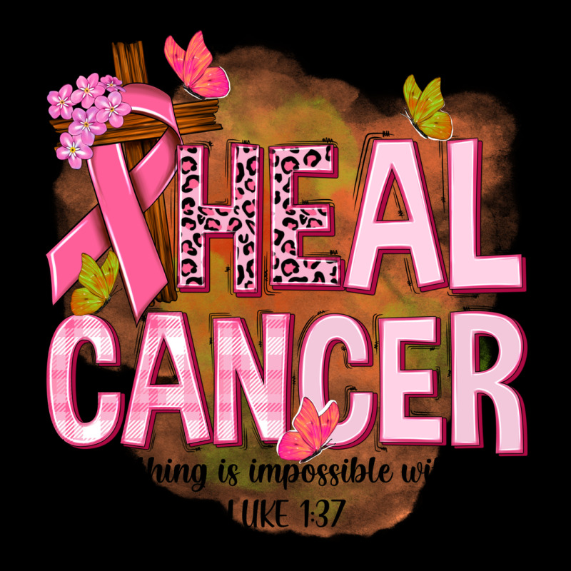 Heal Cancer For Nothing Is Impossible With God Heavy Core Tee by NancyCooperArtShop | Teevron