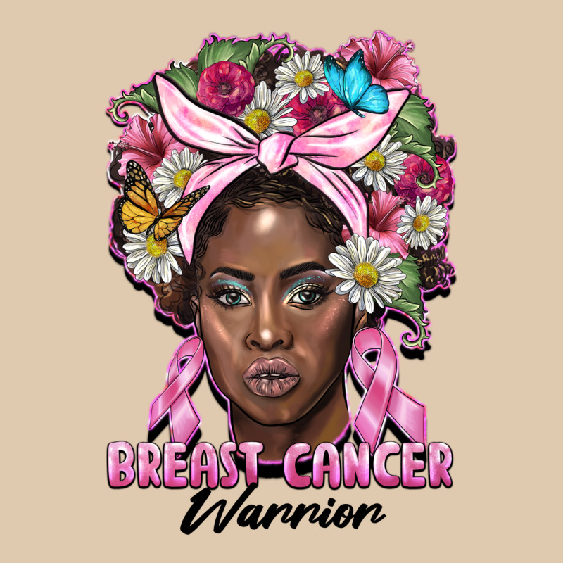 Breast Cancer Warrior Black Woman Heavyweight Sweatshirt by BarkalooDesign | Teevron