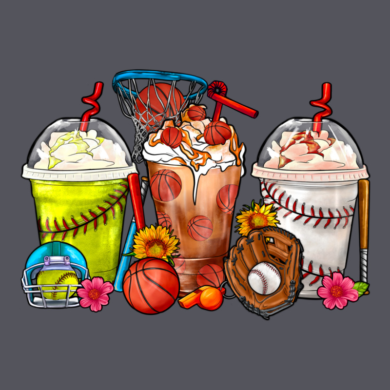 Softball Basketball Baseball Sports Coffee Cups Vintage Hoodie by FaDigitalArtStudio | Teevron