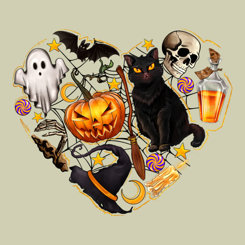 Halloween Heart Heavy Core Tee by texasbilliewilder | Teevron
