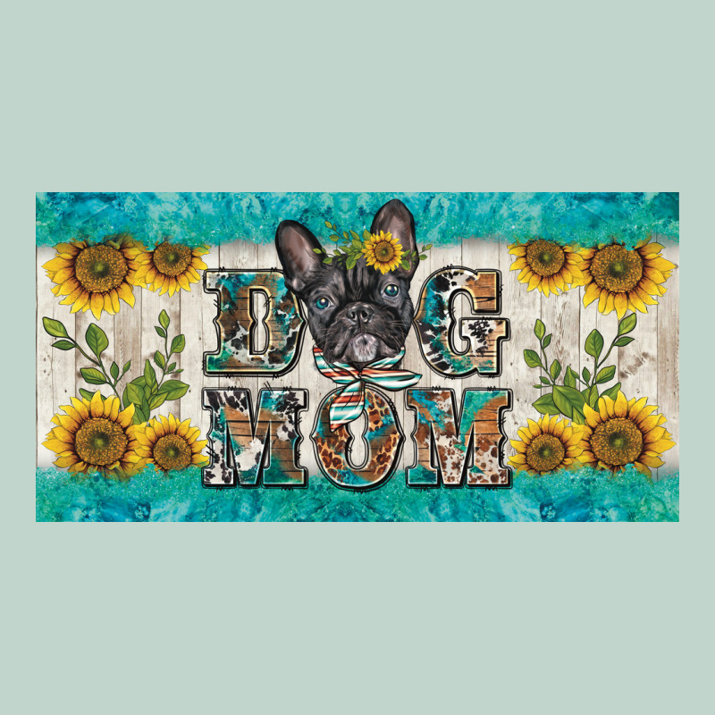 Dog Mom French  Bulldog License Plate Template Zipper Hoodie by BarkalooDesign | Teevron