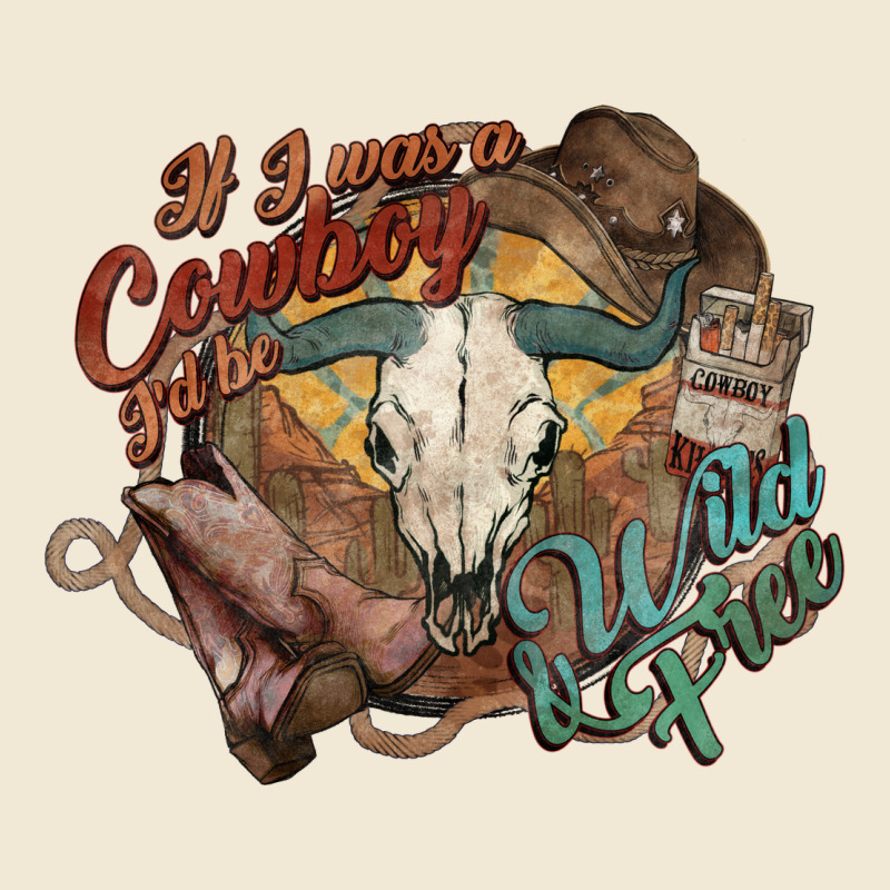 Cowboy Wild And Free Western Premium Tee by HowdyJamesFarm | Teevron