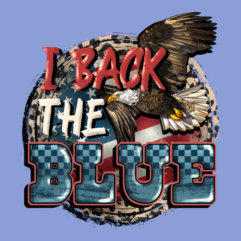 I Back The Blue Long Sleeve Tee by FaDigitalArtStudio | Teevron