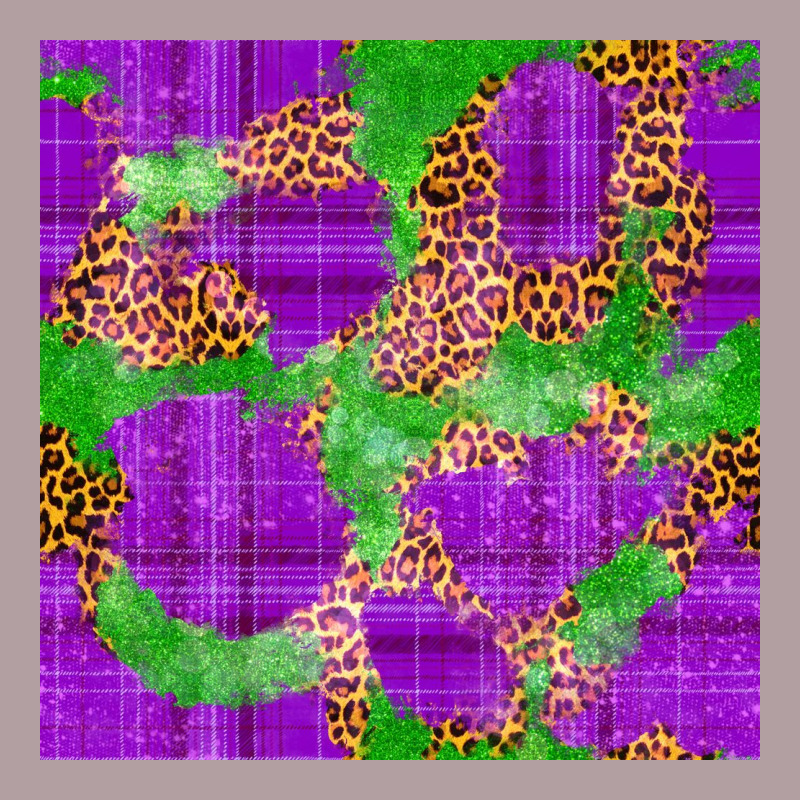 Mardi Gras Leopard Seamless Pattern Vintage Hoodie by FaDigitalArtStudio | Teevron