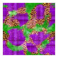 Mardi Gras leopard Seamless Pattern | Teevron