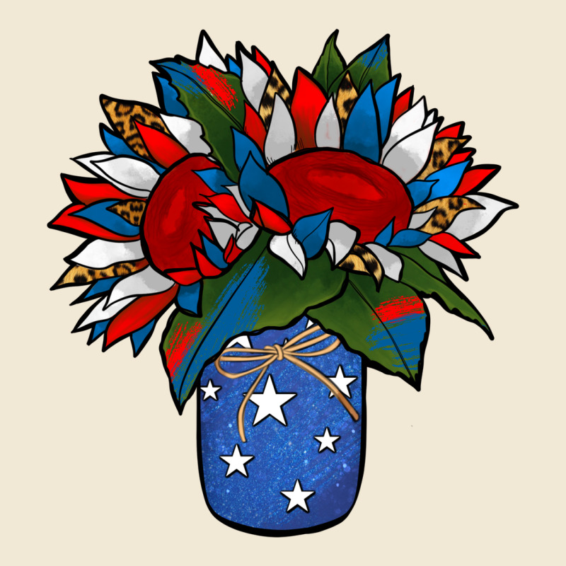 Patriotic Sunflower In A Jar Premium Tee by Jasminsmagicworld | Teevron