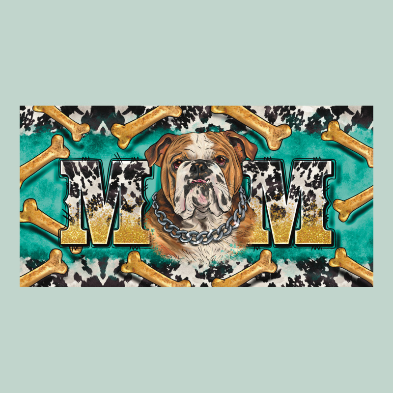 English Bulldog Mom  License Plate Template Zipper Hoodie by BarkalooDesign | Teevron