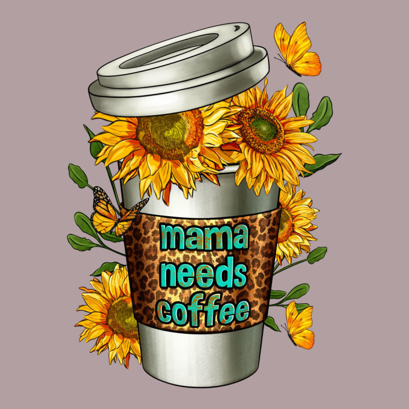 Mama Needs Coffee Cup Vintage Hoodie by FaDigitalArtStudio | Teevron