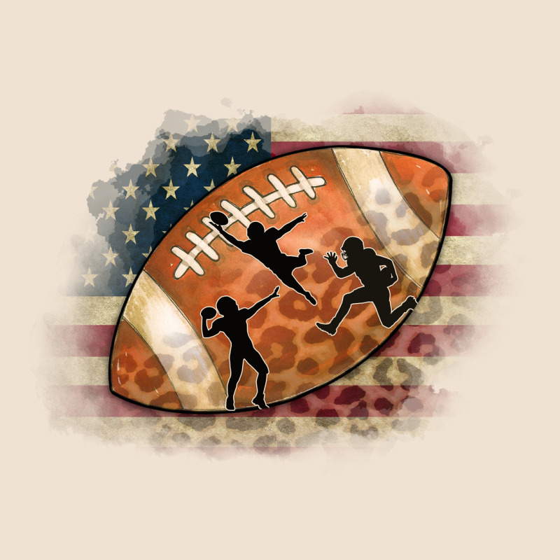 American Football Flag Players Urban Heavy Tee by CowCowDesign | Teevron