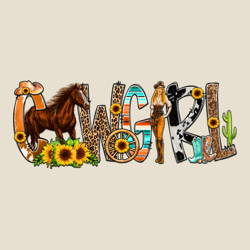 Cowgirl Horse Min Urban Heavy Tee by CowCowDesign | Teevron