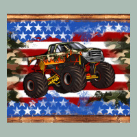Monster Truck American Flag Tumbler Classic Tee | Teevron