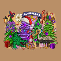 Christmas Louisiana Mardi Gras Trees Vintage Hoodie | Teevron