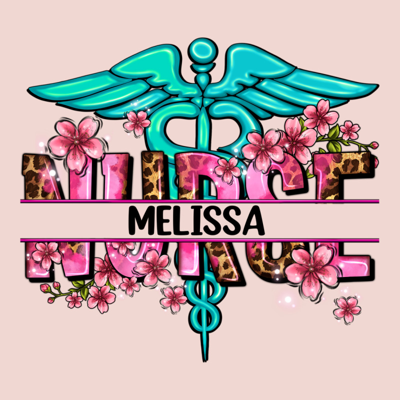 Floral Nurse Custom Name Premium Sweatshirt by AdoDesignShop | Teevron