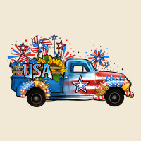 Usa 4th Of July Sunflower Truck Premium Tee | Teevron