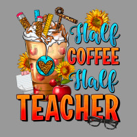 Half Coffee Half Teacher Vintage Hoodie | Teevron