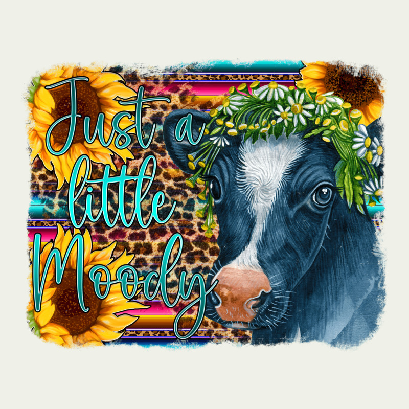 Cow Serape Just A Little Moody Urban Heavy Tee by CowCowDesign | Teevron