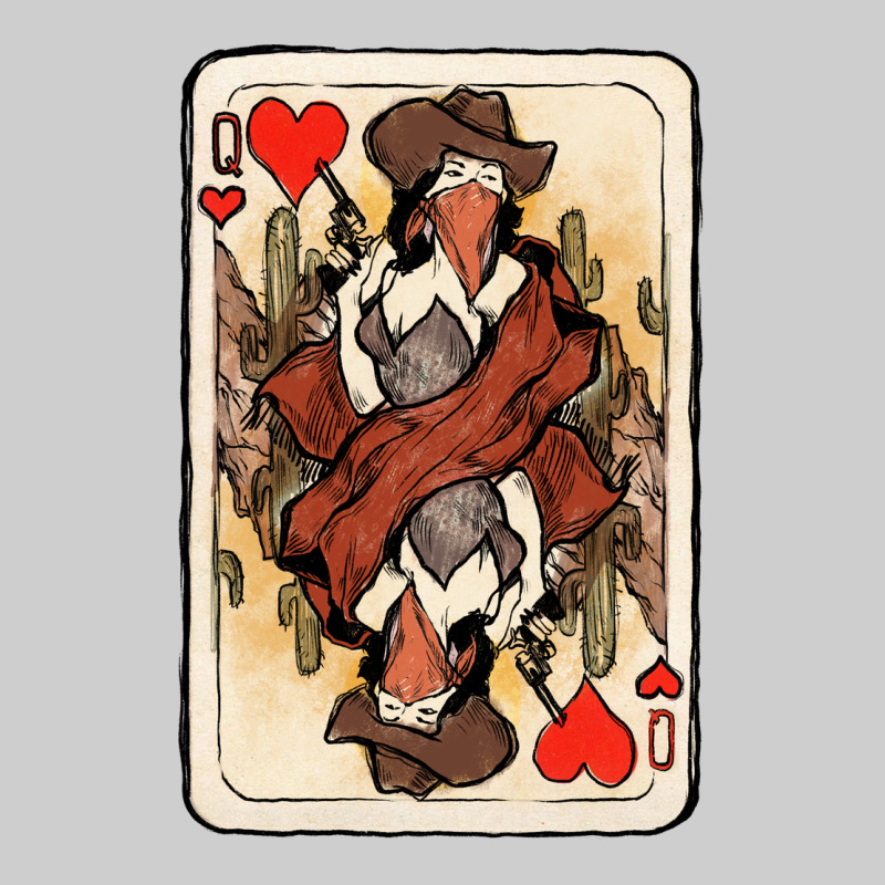 Queen Of Hearts Cowgirl Premium Tee by HowdyJamesFarm | Teevron