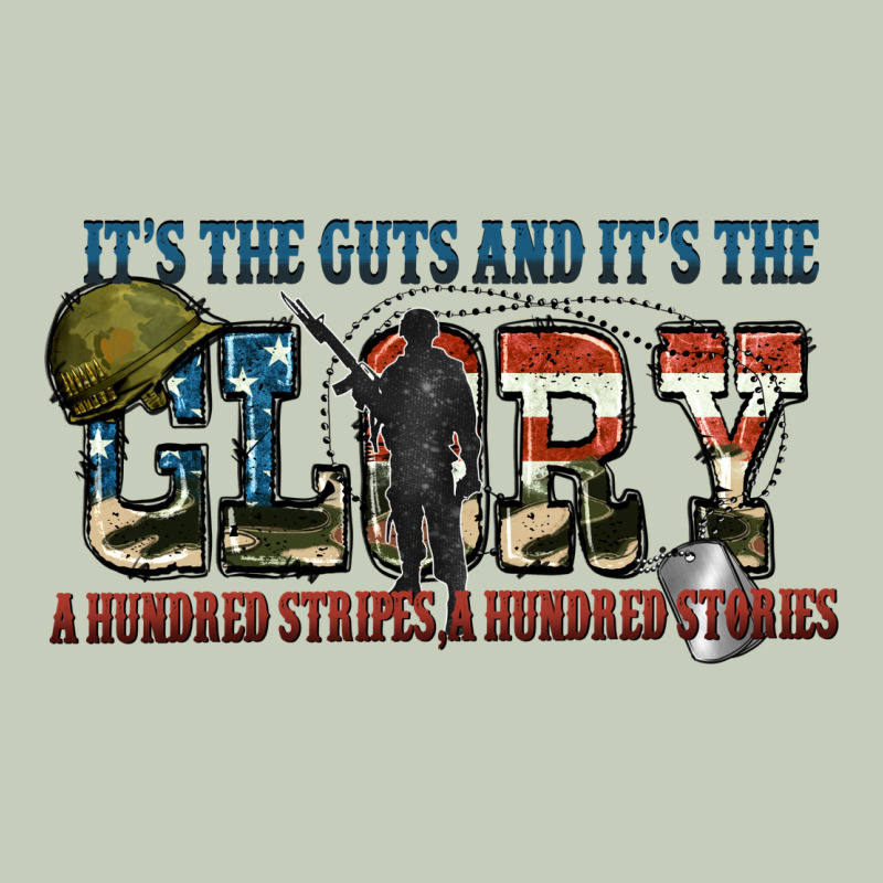 It's The Guts And It's The Glory A Hundred Stripes Long Sleeve Tee by FaDigitalArtStudio | Teevron